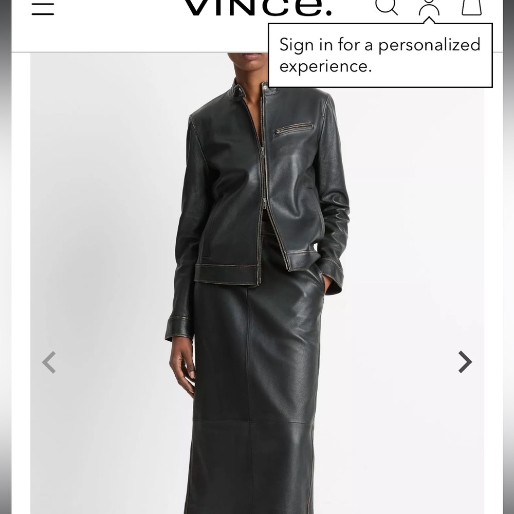 Vince moto jacket